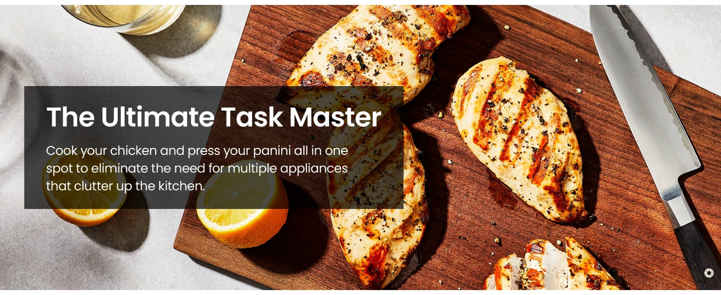 5-in-1 Digital Panini Press Grill
