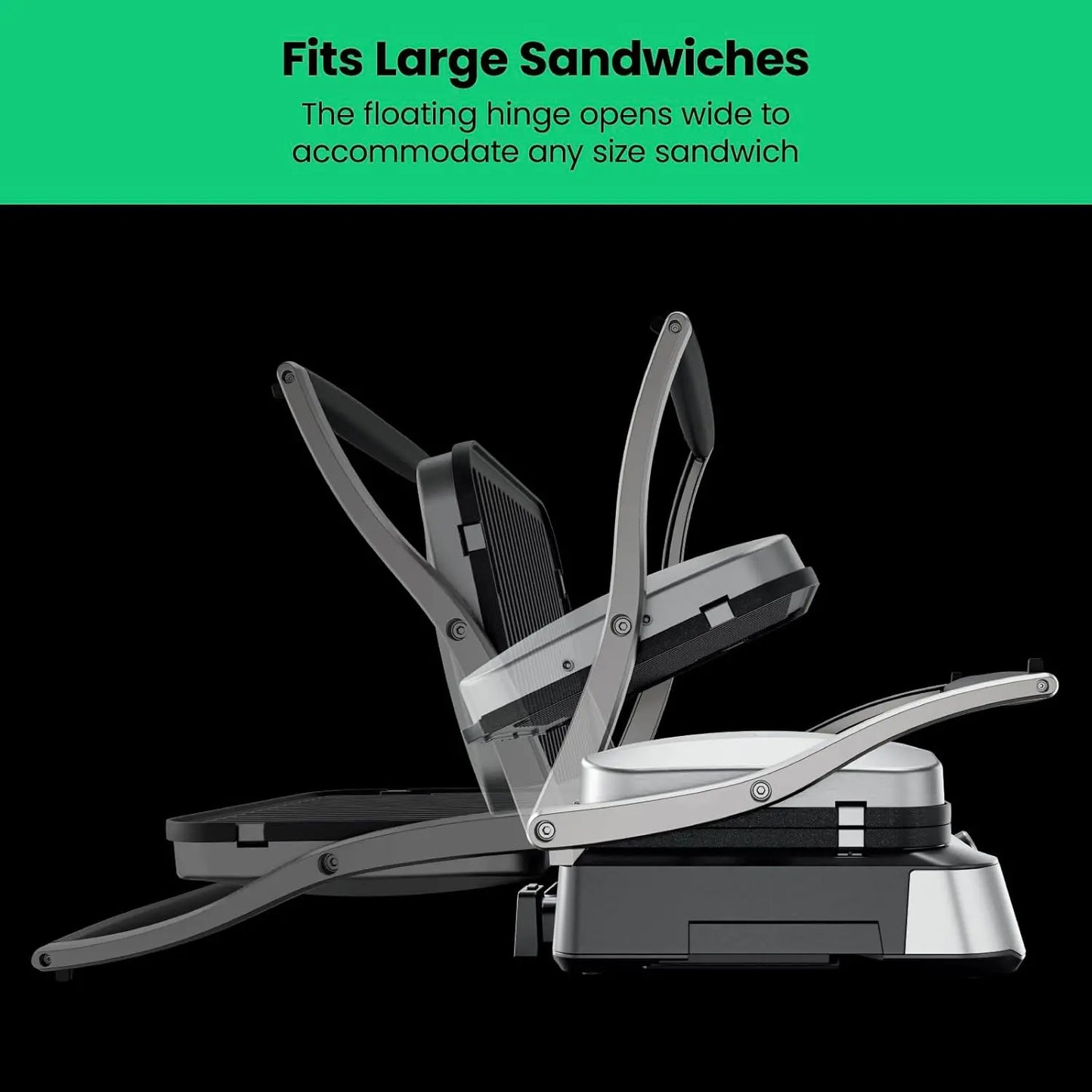 5-in-1 Digital Panini Press Grill
