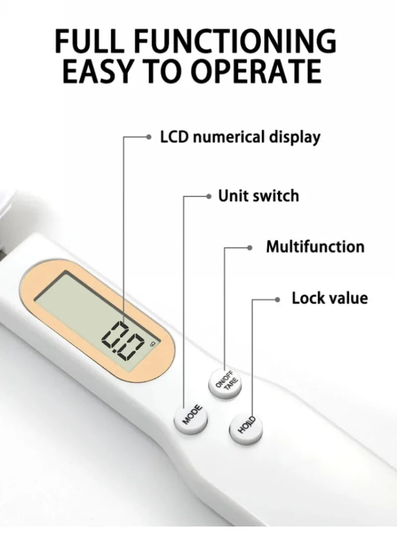 Weighing Spoon Scale w/ LCD Display