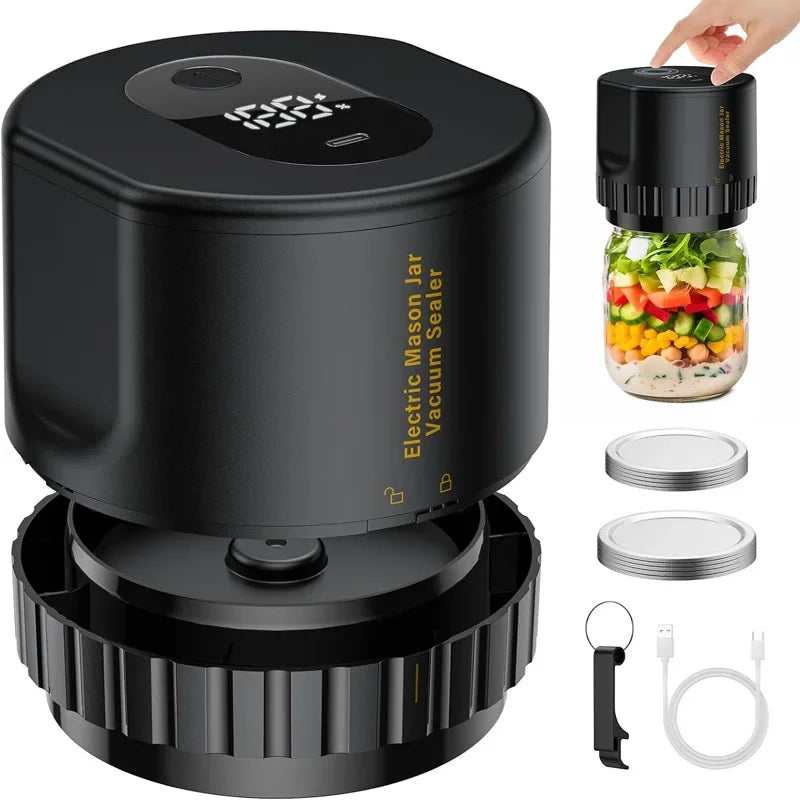 Electric Mason Jar Vacuum Sealer Kit