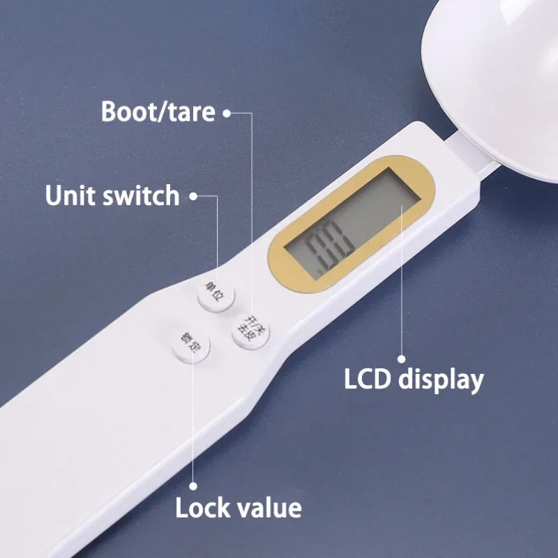 Weighing Spoon Scale w/ LCD Display