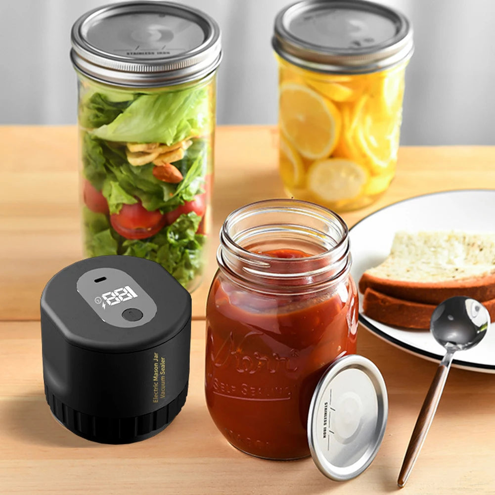 Electric Mason Jar Vacuum Sealer Machine