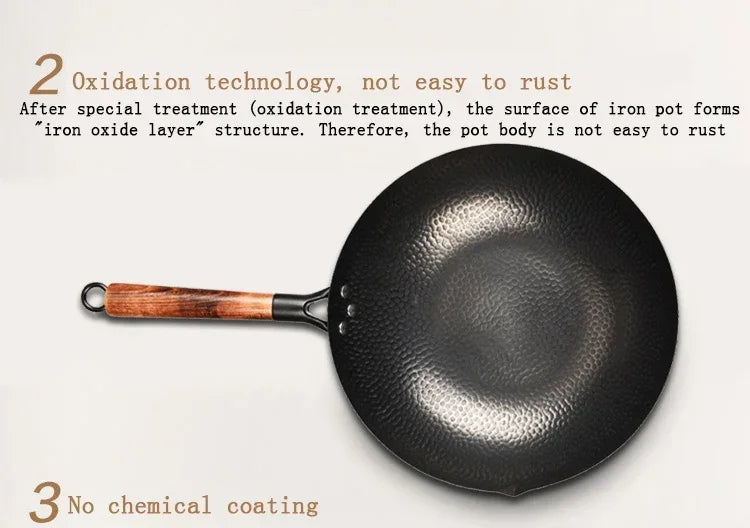 Chinese Traditional Handmade Iron Wok