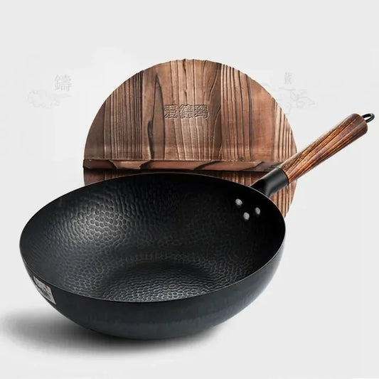 Chinese Traditional Handmade Iron Wok