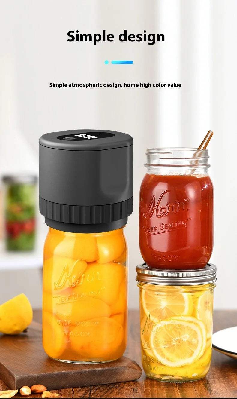 Electric Mason Jar Vacuum Sealer Kit