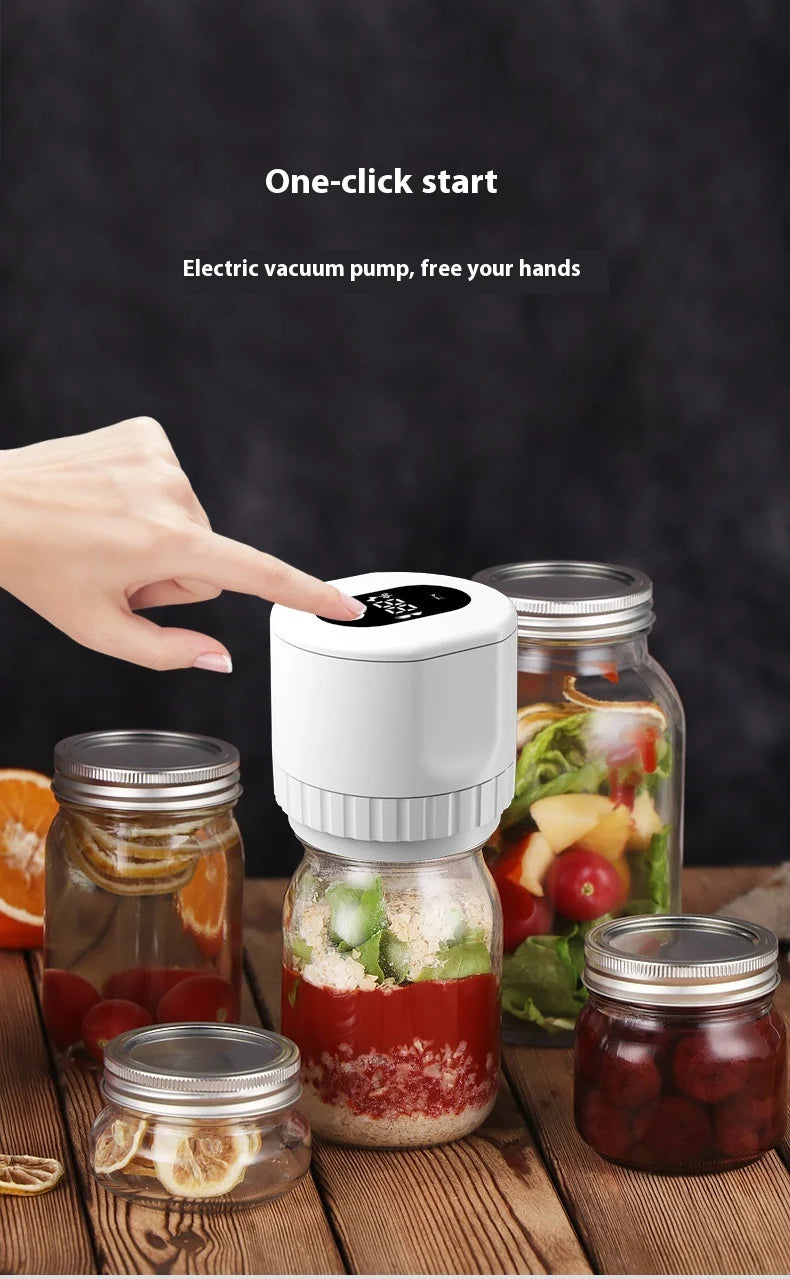 Electric Mason Jar Vacuum Sealer Kit