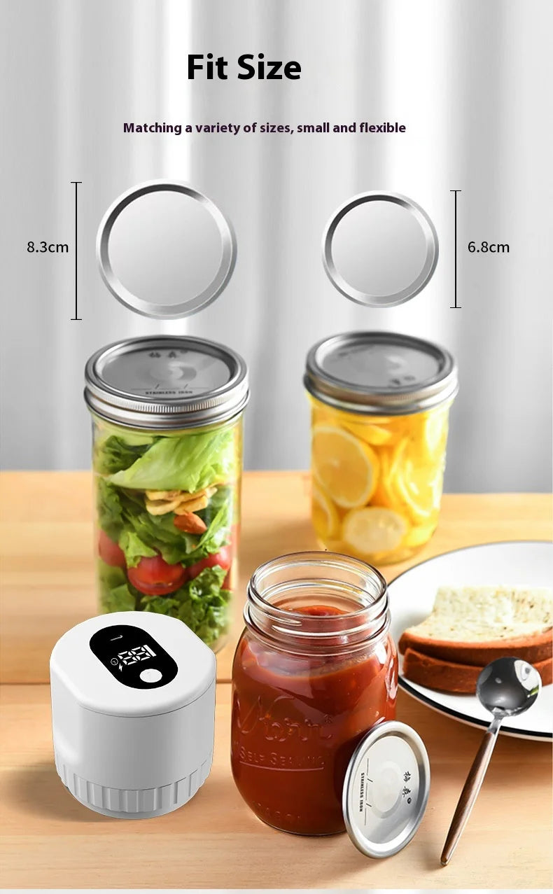 Electric Mason Jar Vacuum Sealer Kit