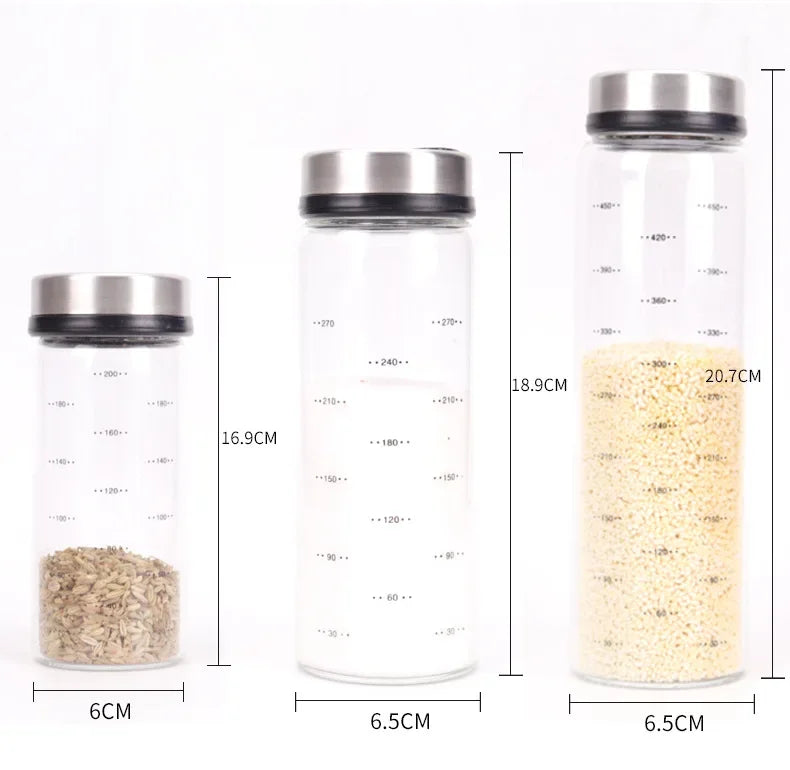 High Borosilicate Glass Seasoning Shaker