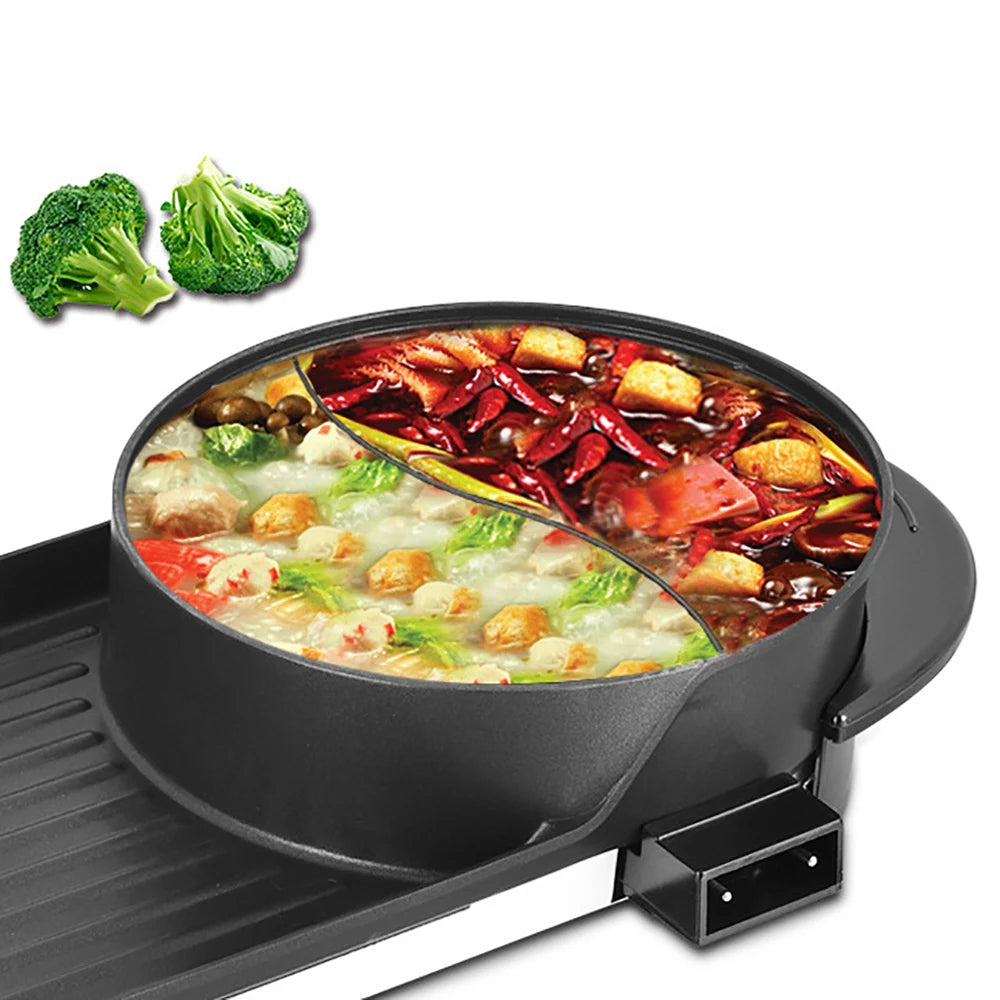 Dual Function Hot Pot & Grill