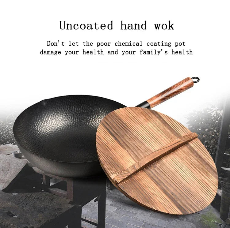 Chinese Traditional Handmade Iron Wok