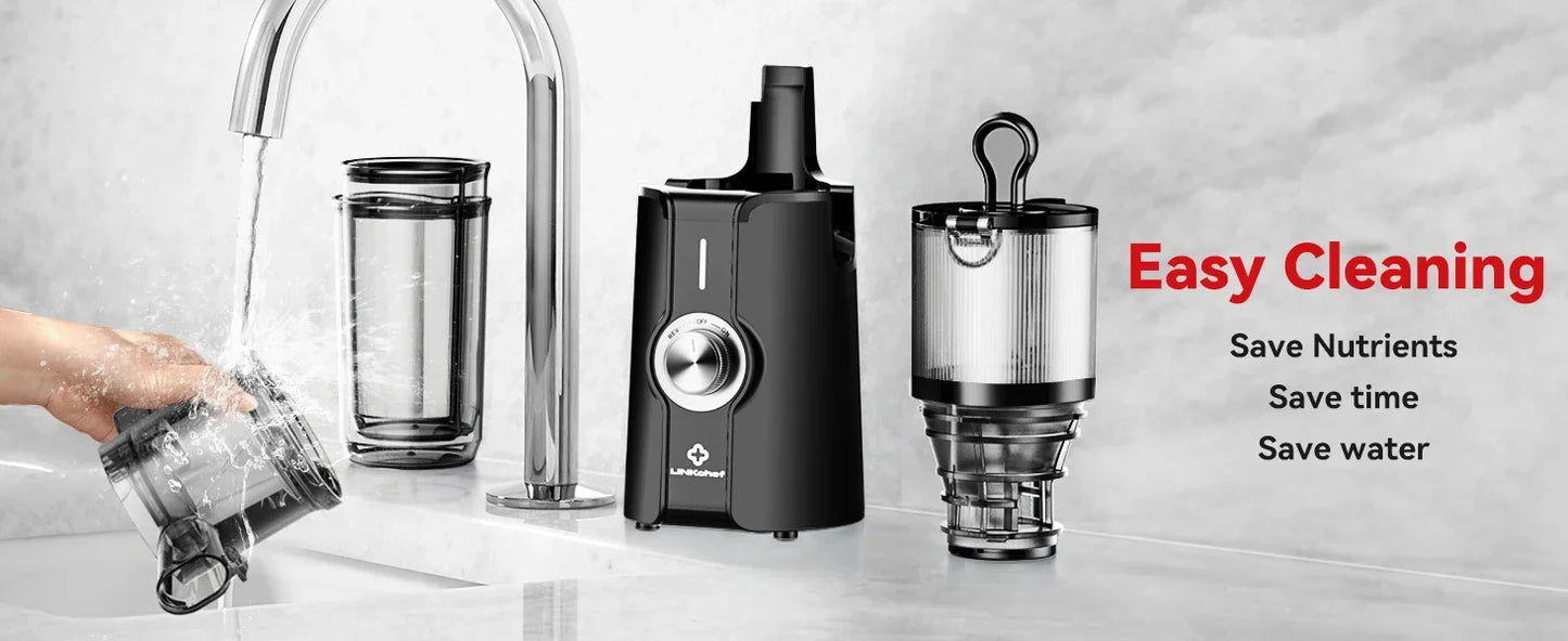 Clear Slow Masticating Juicer