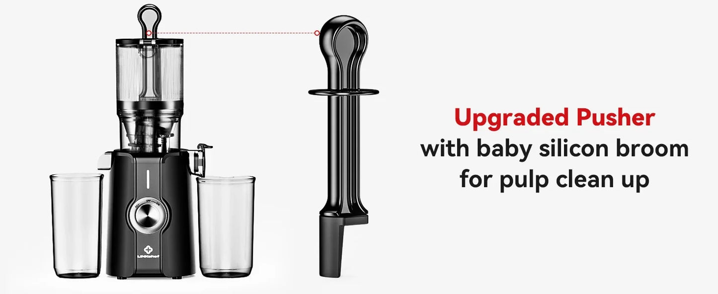Clear Slow Masticating Juicer
