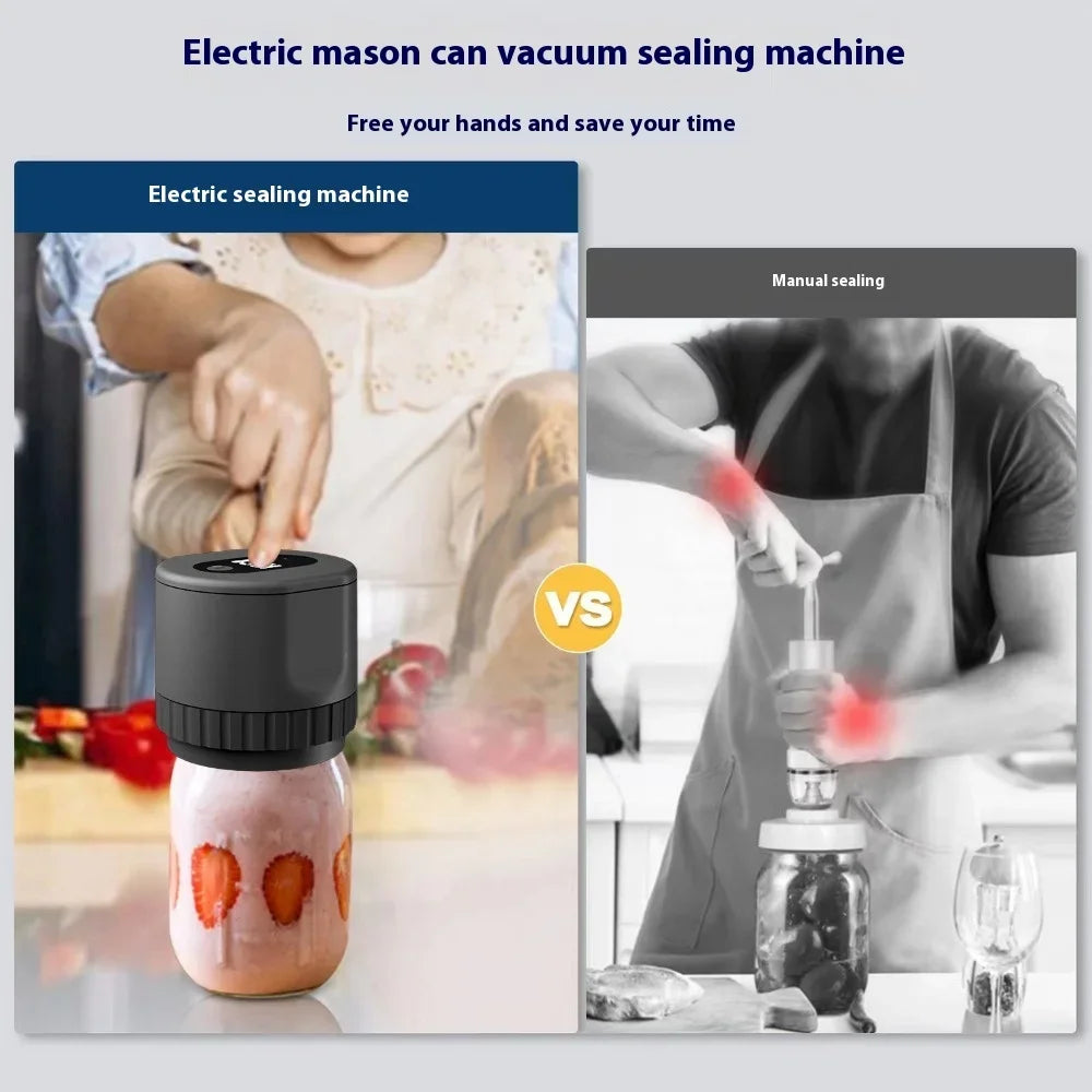 Electric Mason Jar Vacuum Sealer Kit