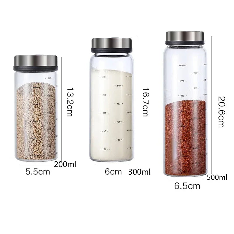 High Borosilicate Glass Seasoning Shaker