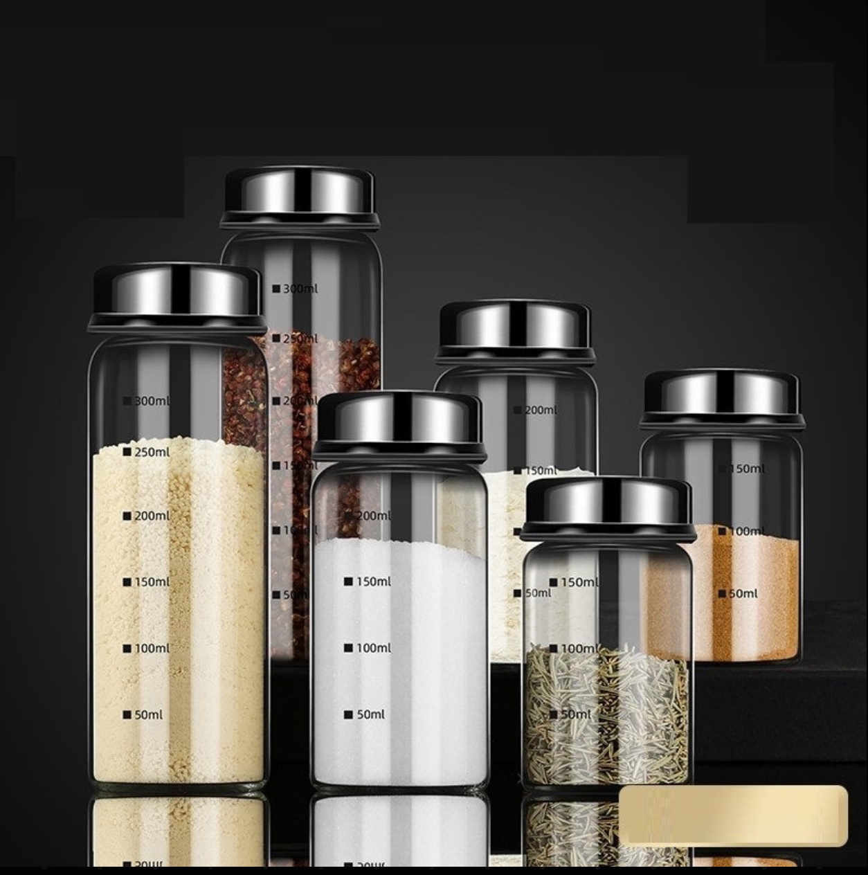 High Borosilicate Glass Seasoning Shaker