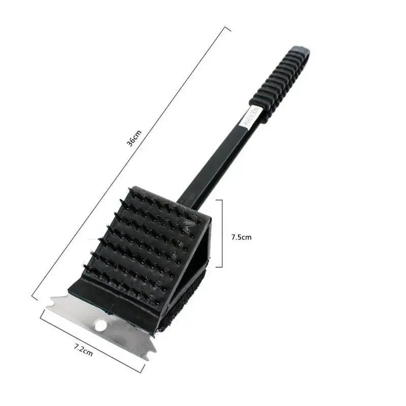 3 In 1 Corner Copper BBQ Brush