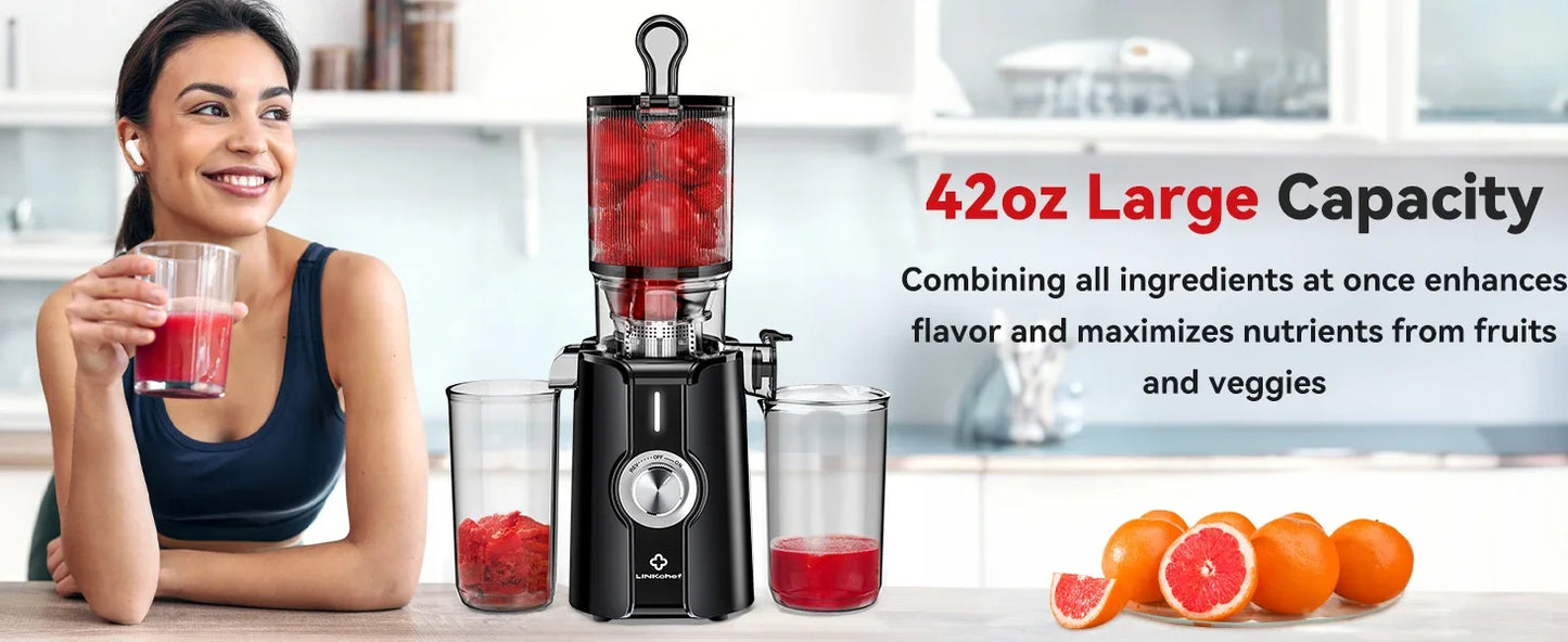 Clear Slow Masticating Juicer